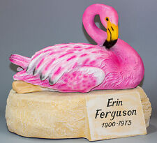 Memorial Urn Human Ashes Bird Cremation Statue Flamingo Burial Keepsake Outdoor picture