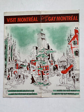 1950's Come to Gay Montreal Travel Brochure picture