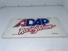 Vintage NASCAR ADP Racing License Plate Vanity Souvenir Booster Tag Orlando J19 picture
