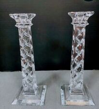 Mikasa lead crystal candle holders picture