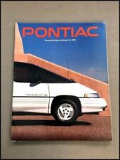 1990 Pontiac 82-PAGE Brochure Catalog 6000 Grand Am Prix Bonneville Firebird STE picture