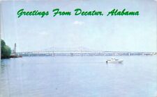 Decatur, AL - Greetings From Postcard Chrome Posted 1971 Tennessee River picture