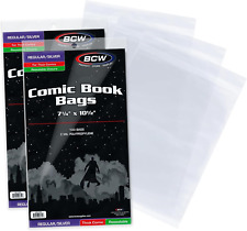 Resealable Silver Age Thick Comic Bag - 200 Ct picture