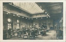 Norddeutscher Lloyd Bremen Interior Lounge 1926 - Vintage D. Columbus Postcard picture