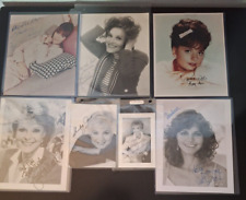 Lot of 7 TV/Movie 1960's/1970's actress Autographs Authentic Field, Wells, L@@K picture