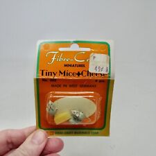 Vintage Miniature NIP Tiny Mice and Cheese W.Germany picture