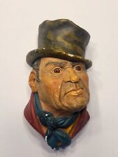 GORGEOUS BOSSONS VTG CHALKWARE HEAD CONGLETON ENGLAND - BILL SIKES #25 1964 picture
