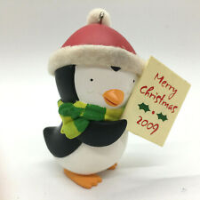 Hallmark Sign of the Times Penguin Ornament Adorable Vintage 2009  picture