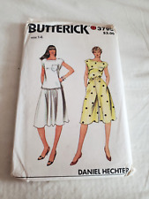 Vtg New Daniel Hechter Butterick 3795 Pattern Sz 14 Misses’ Culottes, Top, Skirt picture