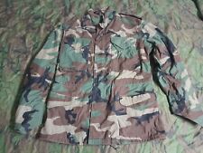 USGI M-65 Field Jacket Small Regular Woodland Camo BDU Cold Weather Army Coat picture