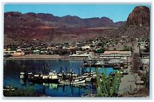 1961 Guaymas Shrimp Fleet Harbor Ships Guaymas Sonora Mexico Posted Postcard picture