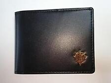 Mobile Suit Gundam Zeon Army Mark Gold Ver. Bifold Wallet Genuine Leather picture
