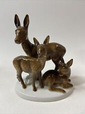 1940s Neu Tettau German Porcelain Figurine Deer Family US Zone picture