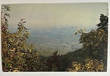 Panoramic View from Hogback Mountain Looking South Tryon NC Postcard picture