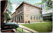 VINTAGE POSTCARD JOHNSON'S BOOKSTORE AT SPRINGFIELD MASSACHUSETTS POSTED 1908 picture
