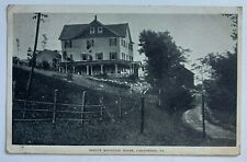 1908 PA Postcard Canadensis Pennsylvania Spruce Mountain House road fence bldg picture