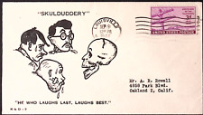 1944 World War 2 A. DONALDSON Illustrated Envelope He Who Laughs Last Laugh Best picture