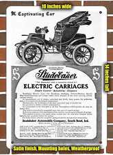 Metal Sign - 1907 Studebaker Electric Victoria-Phaeton- 10x14 inches picture