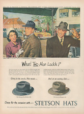 1948 Stetson Hats What Two Alan Ladds Starring Paramount Saigon Vintage Print Ad picture