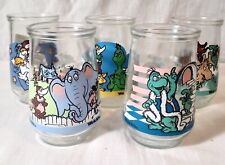 Dr. Seuss 1996 Welch’s Vintage Jelly Jar Glasses Wubulous World Juice Cups #2-6 picture