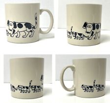 Vintage Spotted Dogs Mug Made in Japan Mom or Dad & Pups - RARE picture
