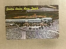 Postcard Arcadia CA California Santa Anita Park Horse Racing Track Aerial View picture