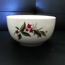 1950's vintage Cambridge Serving or Mixing Bowl Red Flower picture