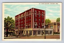 Lancaster OH-Ohio, Hotel Lancaster, Advertising, Antique, Vintage Postcard picture