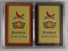 Pinehurst Resort The Carolina Hotel Cardinal Logo Dbl Deck Card Set NEW Sealed picture