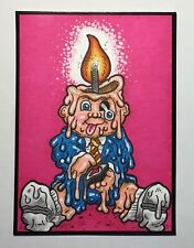 Garbage Pail Kids Adam Bomb / Oozy Suzy Mash Up Sketch Card  picture