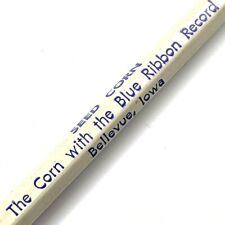 c1960s Bellevue, IA Cornelius Seed Corn Advertising Wood Pencil Blue Ribbon G15 picture