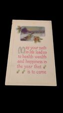Vintage Postcard May Your Path In Life Lead On Health & Wealth Best Wishes Greet picture