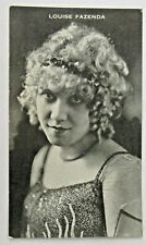 rare c1915 LOUISE FAZENDA silent movie star card THEDFORD'S Chattanooga Medicine picture