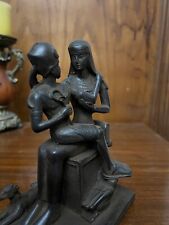 Egyptian Goddess Isis Statue With Horus and anubis , Egyptian Gods Statuette picture