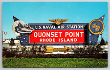 Vintage Postcard U.S. Naval Air Station, Quonset Point Rhode Island picture