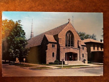 Postcard: St Bernard Church, Wabash, Indiana posted in 1955 -- unique card picture