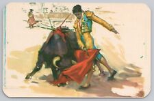 Rafael Rodriguez At His Best, Bullfight, Mexico Vintage Postcard picture
