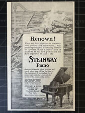 Vintage 1912 Steinway Piano Print Ad picture