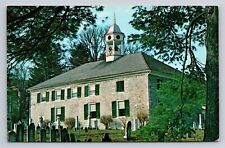 Lewisburg WV The Old Stone Church Presbyterian Built 1796 Vtg Postcard View picture