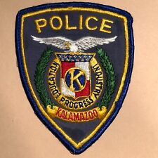 Kalamazoo Michigan Police Patch ~ Vintage picture