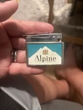 Vintage Ryan Alpine Filter Cigarettes Flat Lighter Advertizing picture