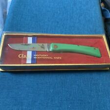 Case XX Kentucky BiCentennial Sodbuster Green Collector Knife 1774 to 1974 Rare picture