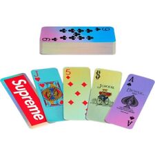 Supreme Bicycle Holographic Slice Playing Cards FW23  picture
