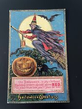 Halloween Postcard Postmarked Oct. 31, 1910 picture