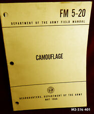 1968 CAMOUFLAGE, FM 5-20, Department of the Army Manua l picture
