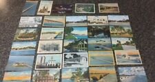 Vintage Postcard Lot 30 Used/Blank Seven Mile Bridge Miami Key West Travelers  picture