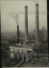 1928 Press Photo Washington Water Plant's Central Heating Steam Plant picture