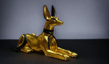 A wonderful golden statue of Anubis the Egyptian gods of protection RARE BC picture