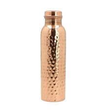 Hammered Copper Water Bottle (1000 ml / 1 L) - 1 Pc Pure Copper Bottle Copper FS picture