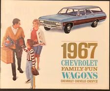 Original 1967 Chevrolet Station Wagons Sales Brochure   Impala Chevelle Nova   picture